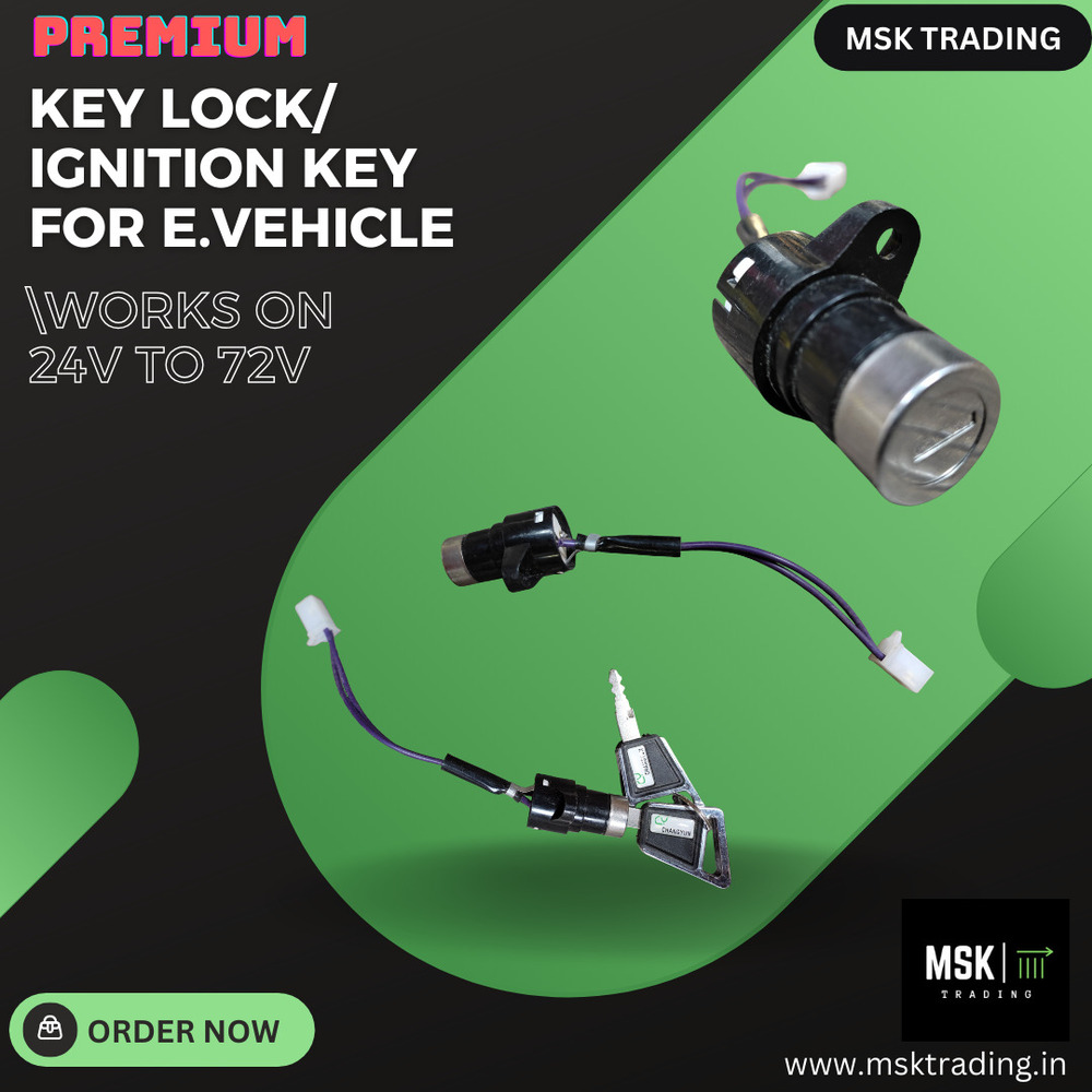 Key Lock Ignition Key For E-Vehicle