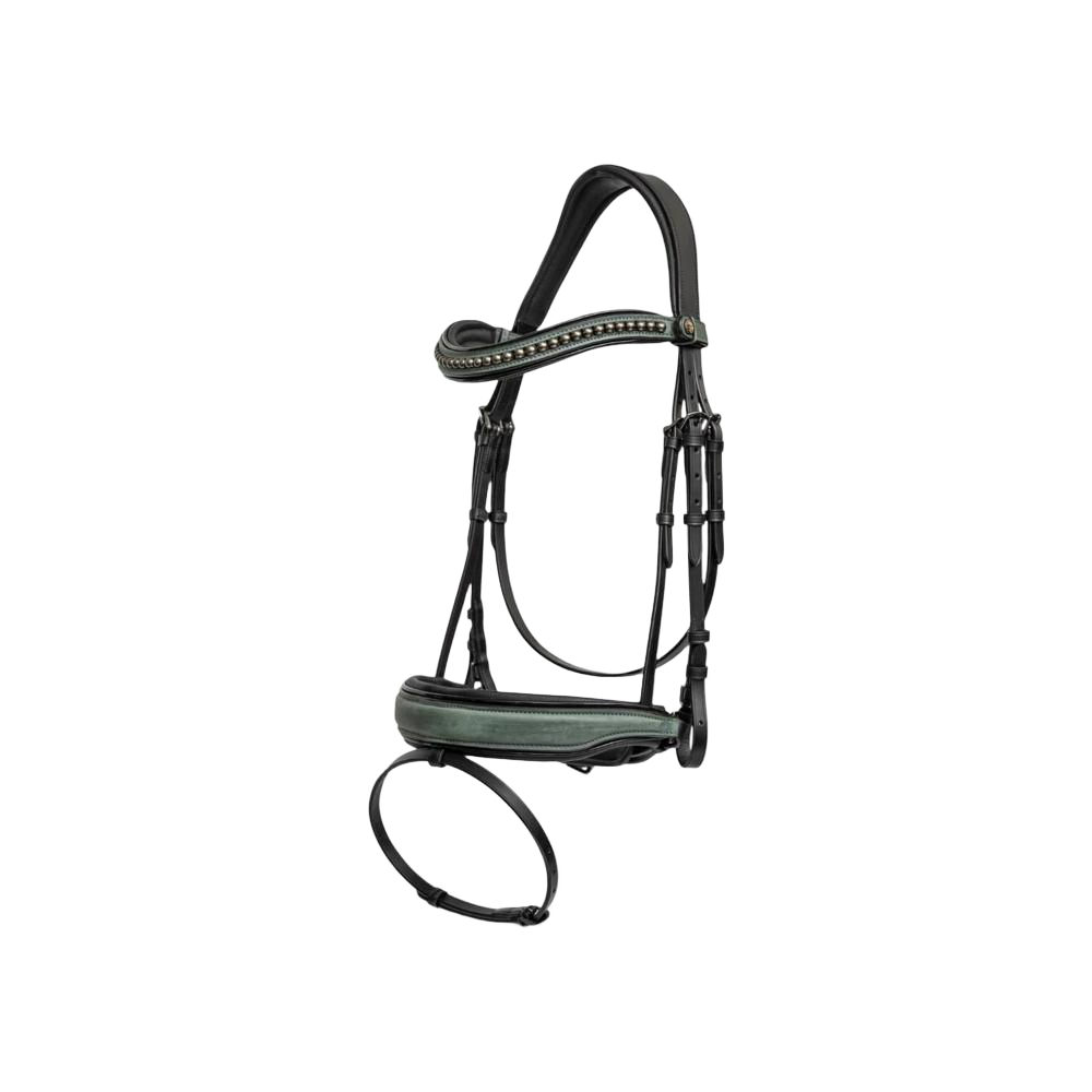 Horse Leather Bridle - Color: Black