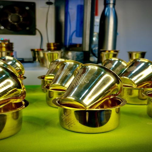 Heritage Copper Coffee Set - Color: Gold