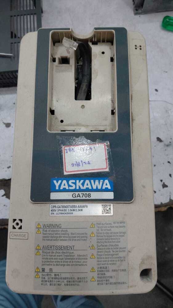 Used Yaskawa Ga708 Variable Frequency Drive 3.0Kw 2.2Kw 400V 3-Phase - Application: Deck Winches