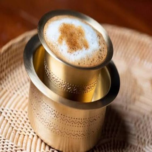 Deluxe Copper Coffee Serving Set - Color: Gold