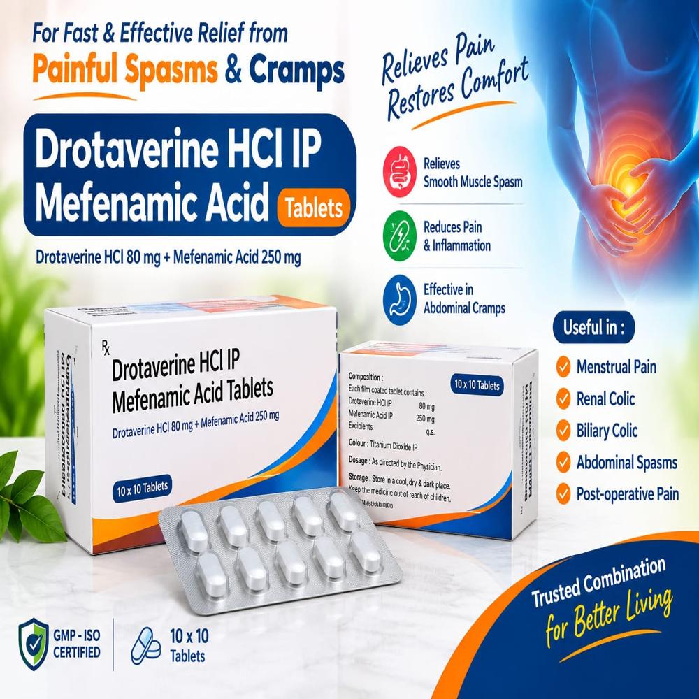 Drotaverine HCI IP Mefenamic Acid