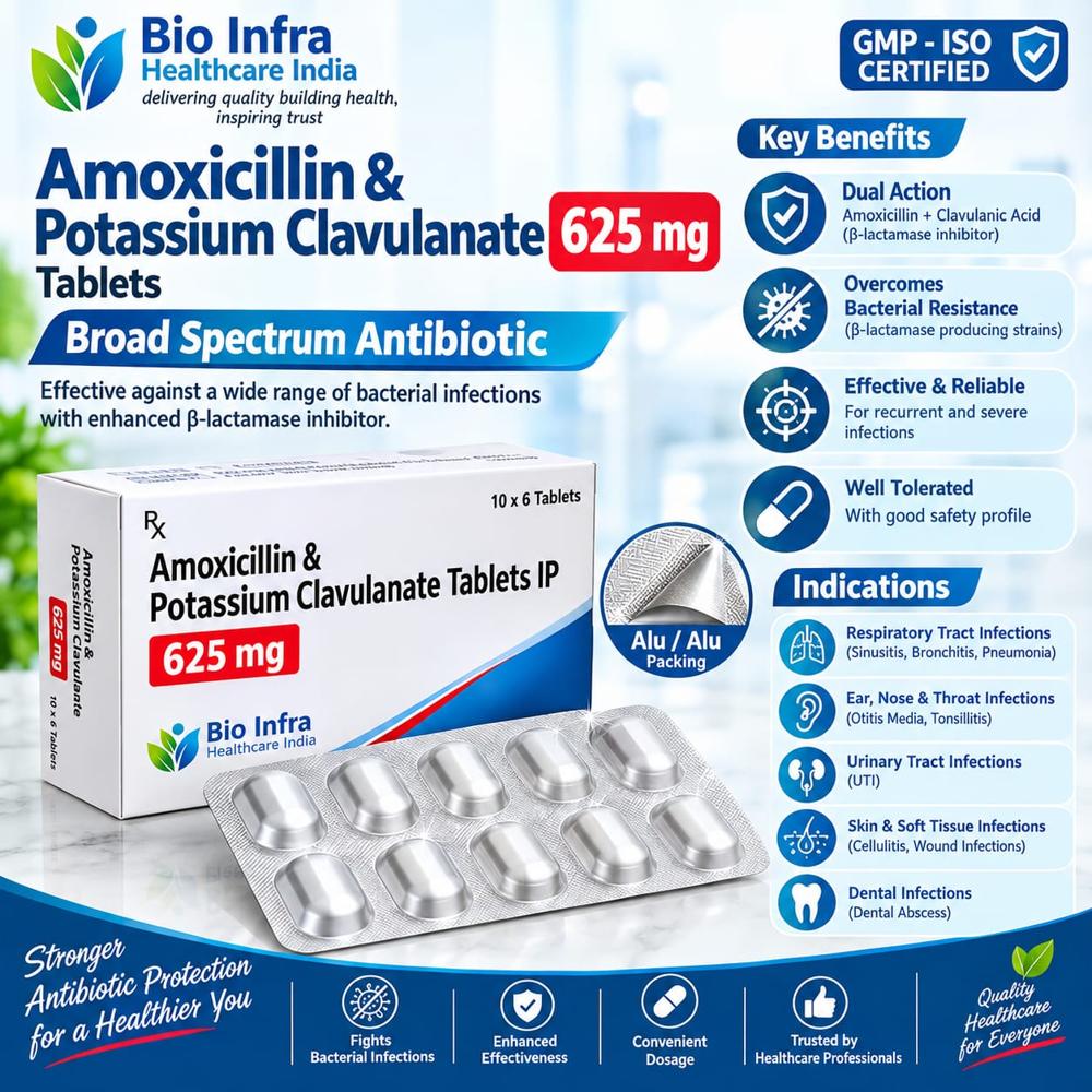 Amoxicillin And Potassium Clavulanate