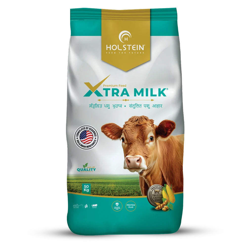 Holstein Xtra Milk 50 Kg Premium Dairy Cattle Feed for High Milk Yield & Milk Quality