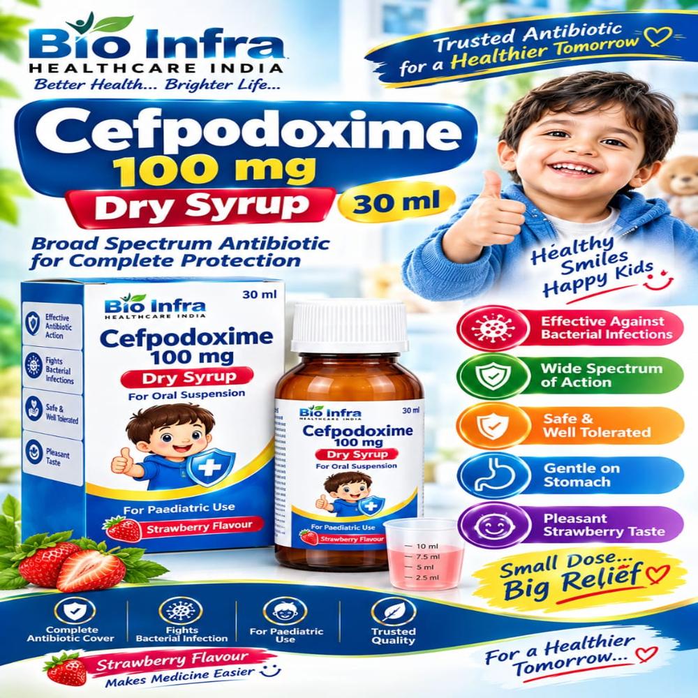 Cefpodoxime 100Mg Dry Syrup