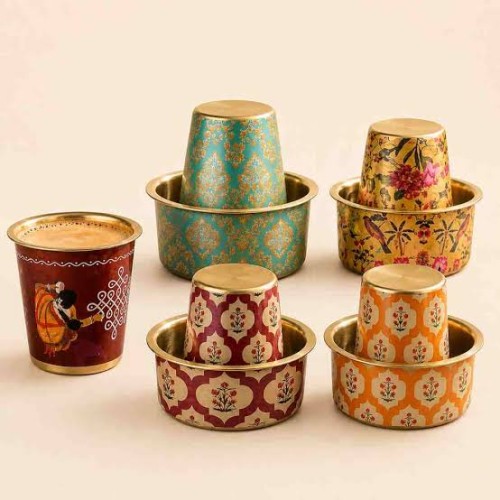 Heritage Coffee Dabara Set - Color: Gold