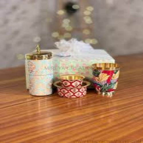 Heritage Coffee Dabara Set - Color: Gold