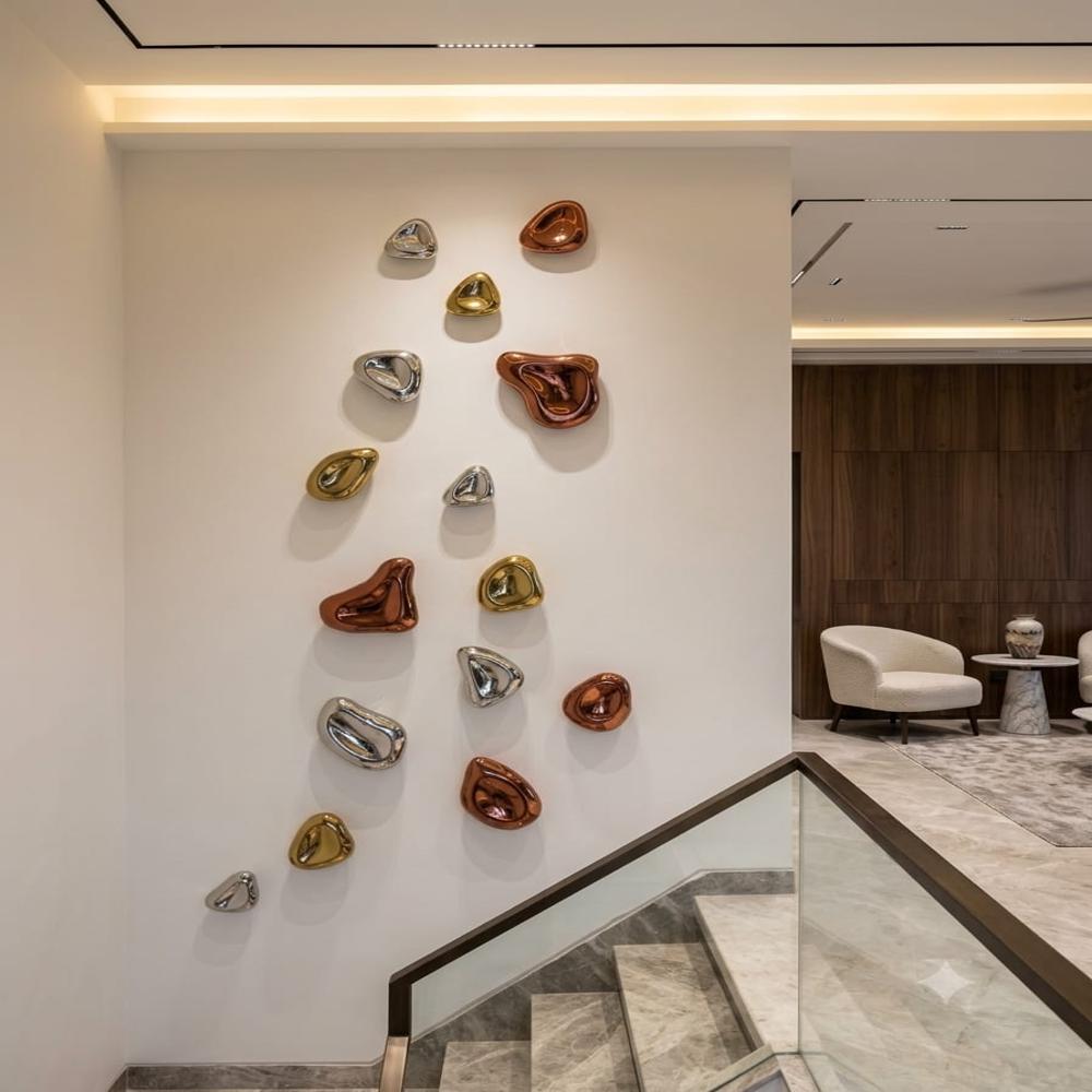 St Steel Stone Wall Art