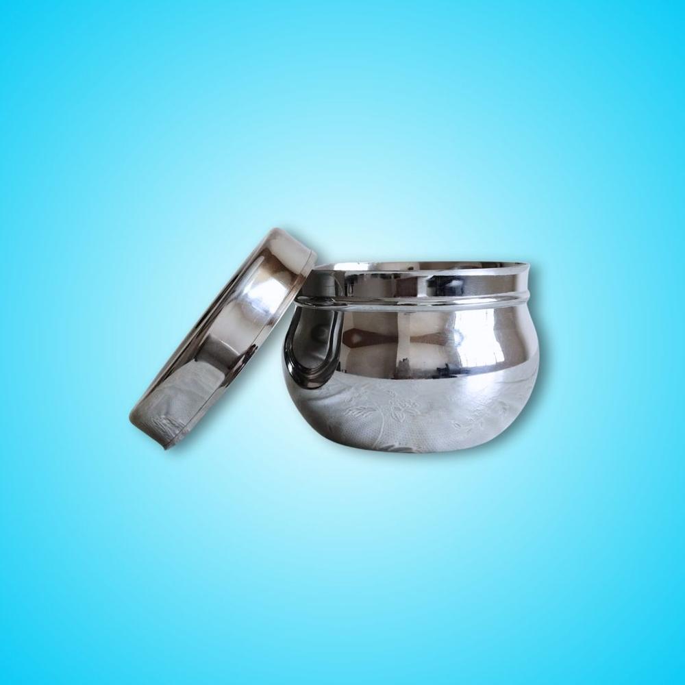 Bowls With Lid Apple Shaped Set of Two, Sail Salem, Storage box, Container, Kitchen Container, 304 Grade Stainless Steel, Rust and Crack free, Premium Quality, Box, Steel Authority of India, Dishwasher Safe