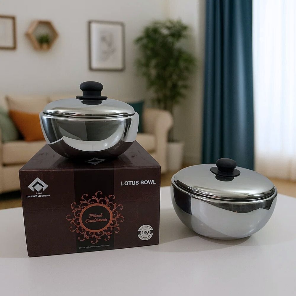 Stainless Steel Double Wall Premium Quality Serving Bowls 304 Grade - Capacity: 1000 Milliliter (Ml)