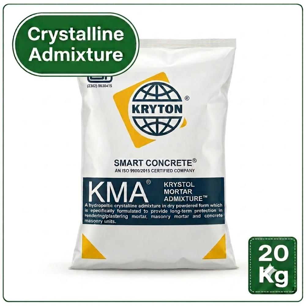 20 KG Krystol Mortar Admixture (KMA) Bag | Crystalline Waterproofing Additive for Cement Mortar