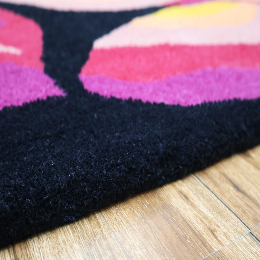 Abstract Colorful Tufted Rug