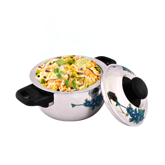 Stainless Steel Casserole 2.5 Litre Hot Pot - Capacity: 2500 Milliliter (Ml)