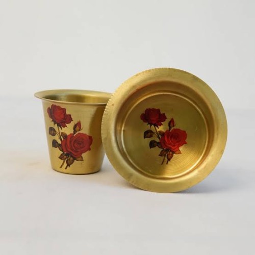 Antique Style Copper Dabara Set