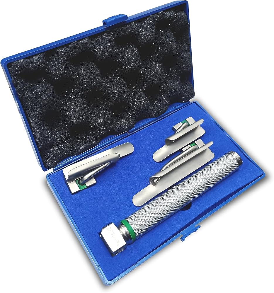 Fiber Optic Miller Type Laryngoscope For Straight Blades Laryngoscope Miller type Handle With blade