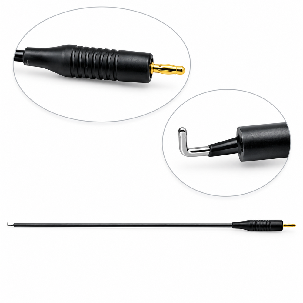 RainbowMMed Laparoscopic Hysteroscopy Monopolar L-Hook 5FR Monopolar Electrode L-Hook Semi Rigid 5FR