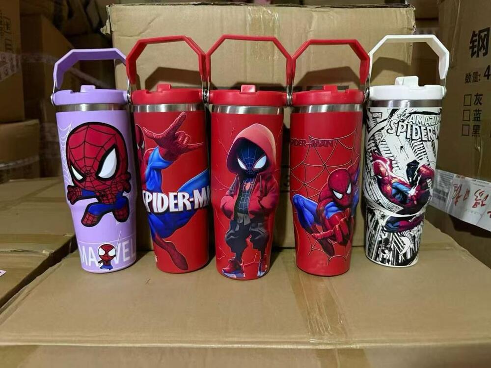 Spider Man Print Insulated Steel Tumblers