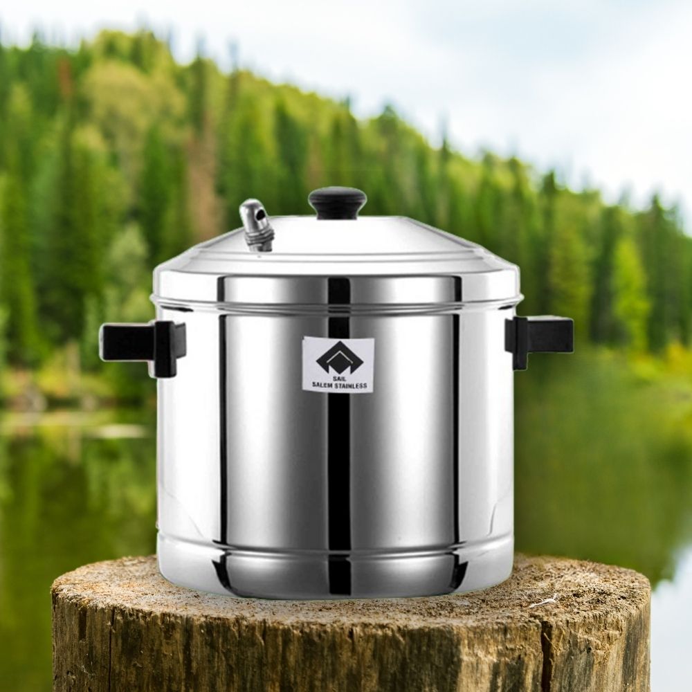 Idli Cooker with 6 Plates 304 Grade Stainless Steel Idli Maker, Makes 24 Fluffy Idlies, Rust & Crack Free Cookware