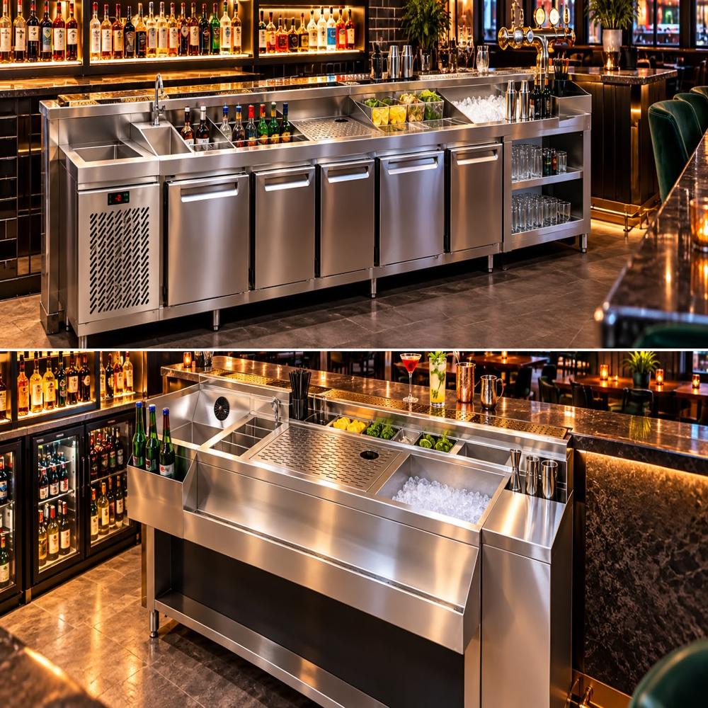 SS Bar And Mocktail Counter