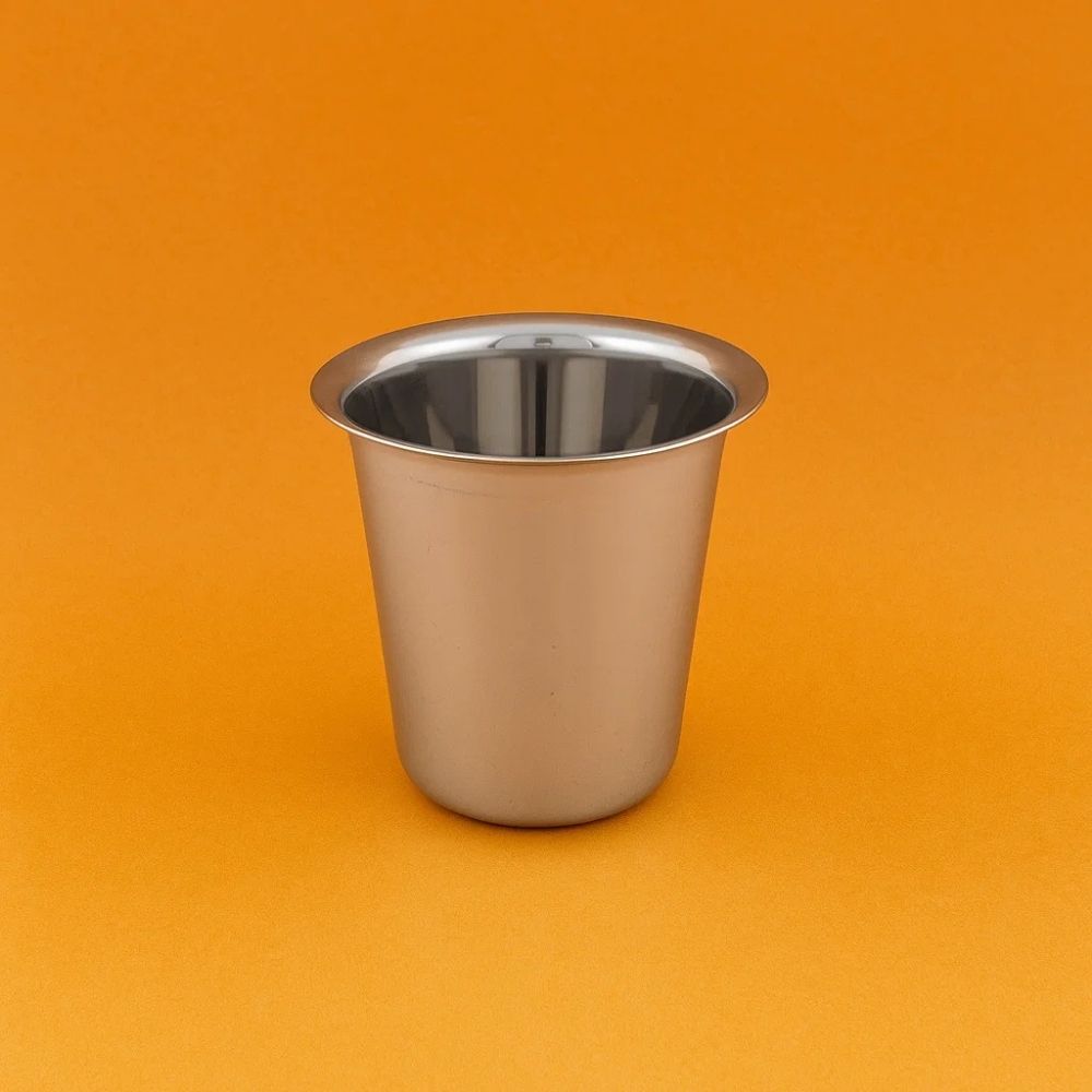SAIL SALEM Stainless Steel Lip Tumbler / Glass 140 ml | Small Drinking Cup | Rust-Free Durable Kitchen Drinkware