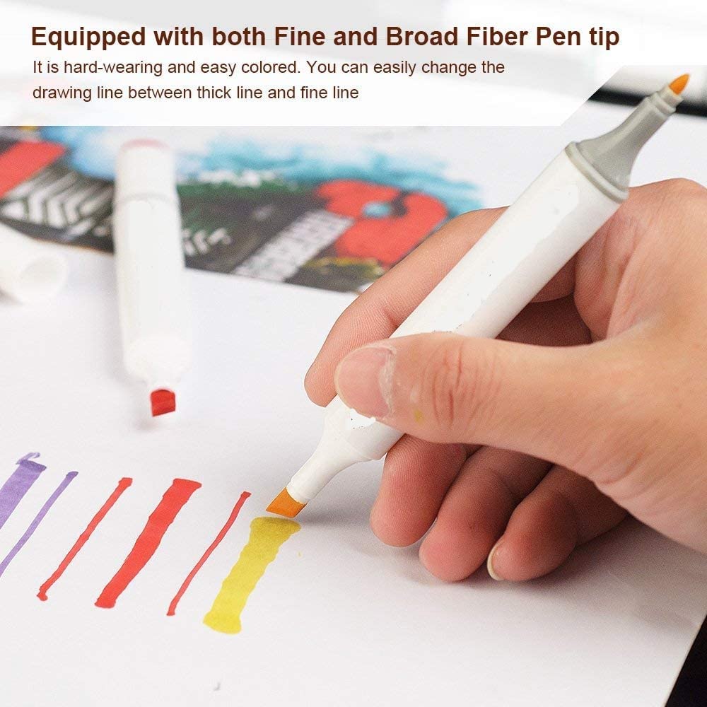 Multicolor Chisel Tip Permanent Marker Set