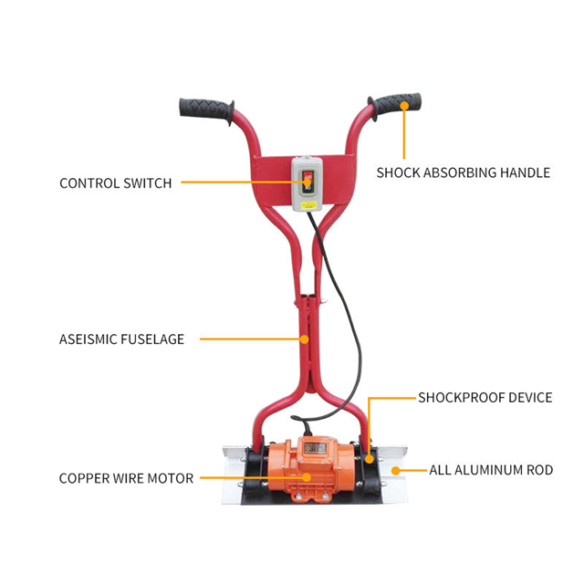 Electric Screed Vibrator - Application: Concrete Floor Levelling
