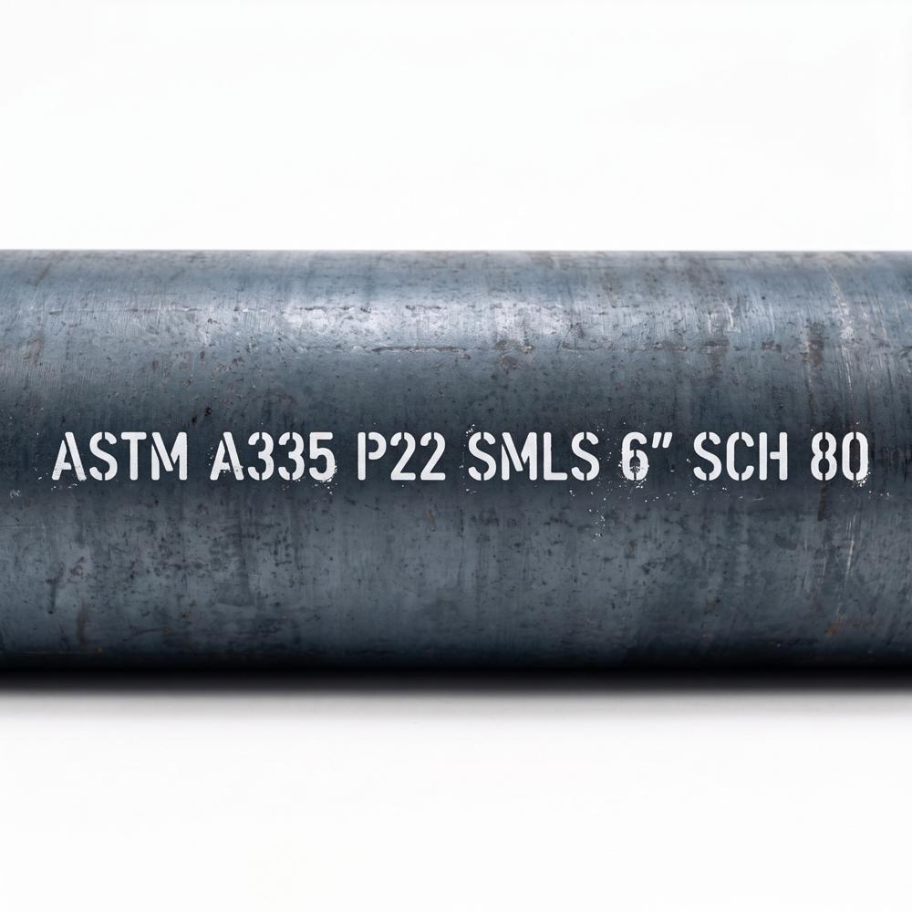 Alloy Steel P22 Seamless Pipe ASTM A335 / ASME SA335