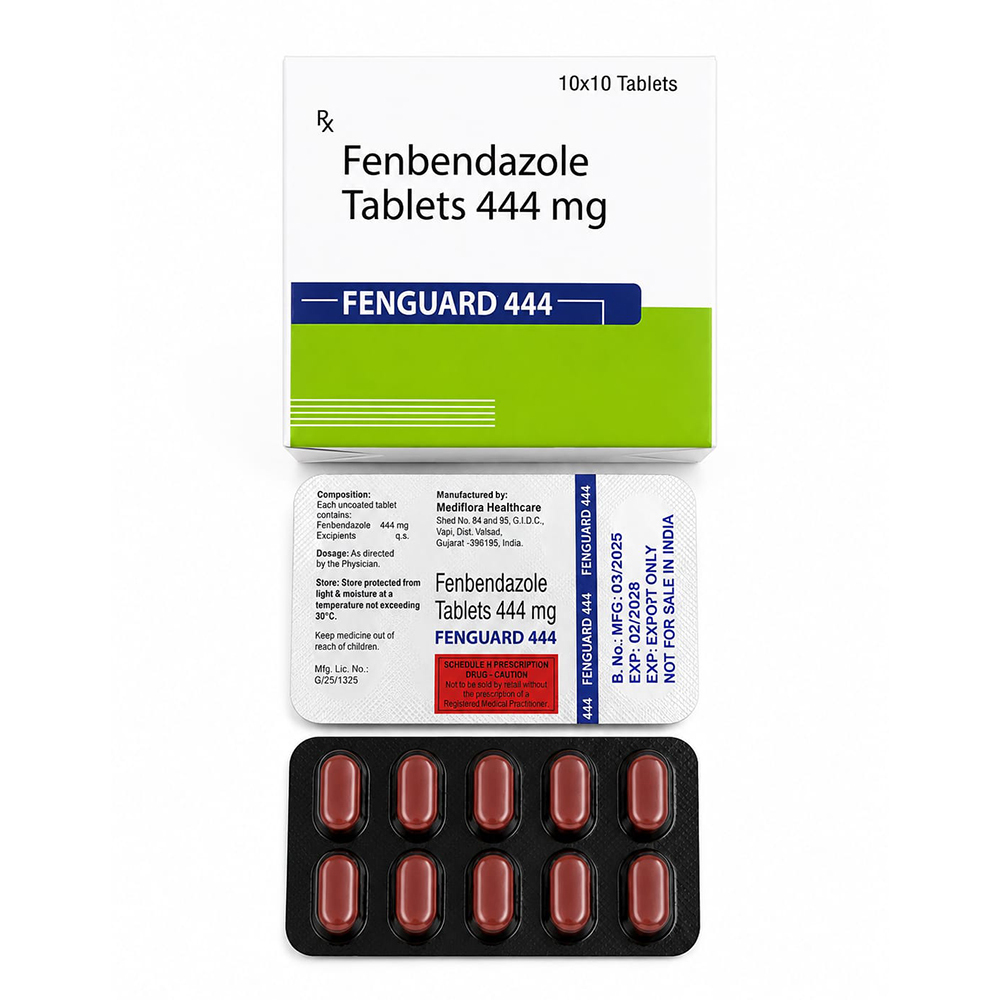 444mg Fenbendazole Tablets