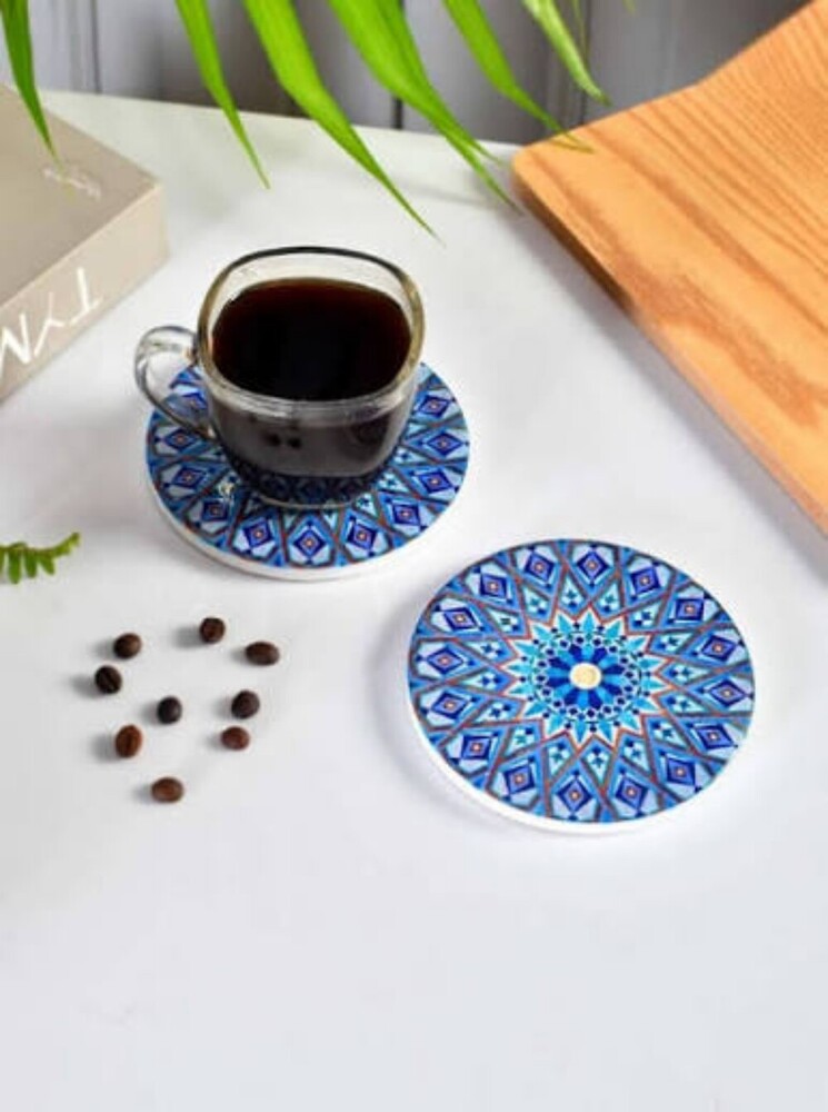 Tc-001 Tea Coasters - Color: Brown