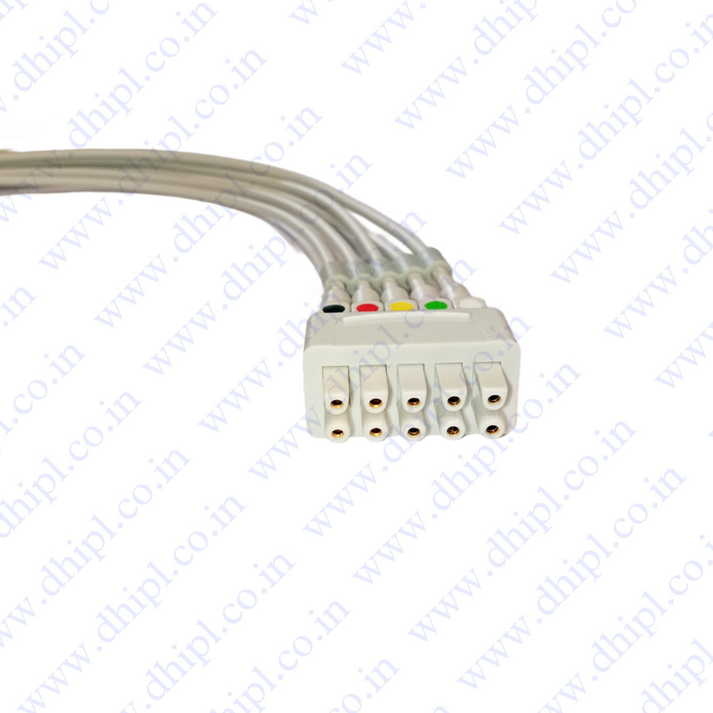 Ge Ecg Lead Set - Color: White