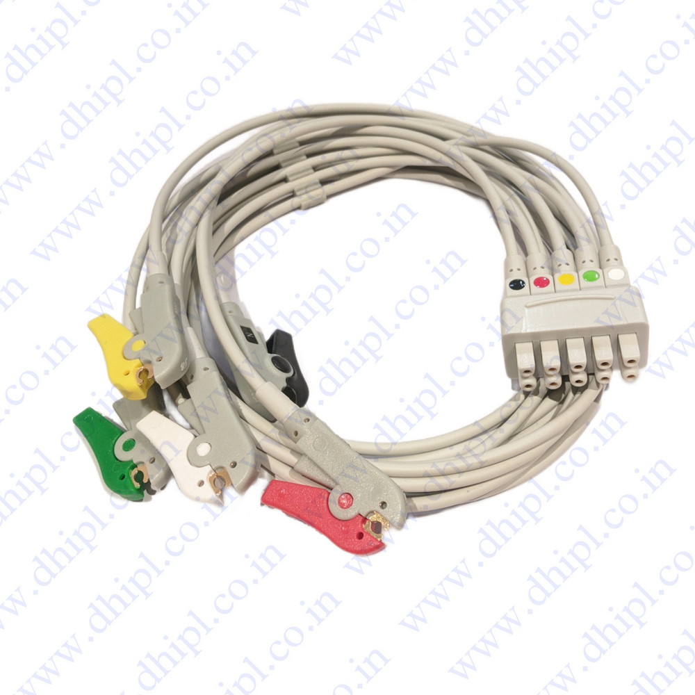 Ge Ecg Lead Set - Color: White