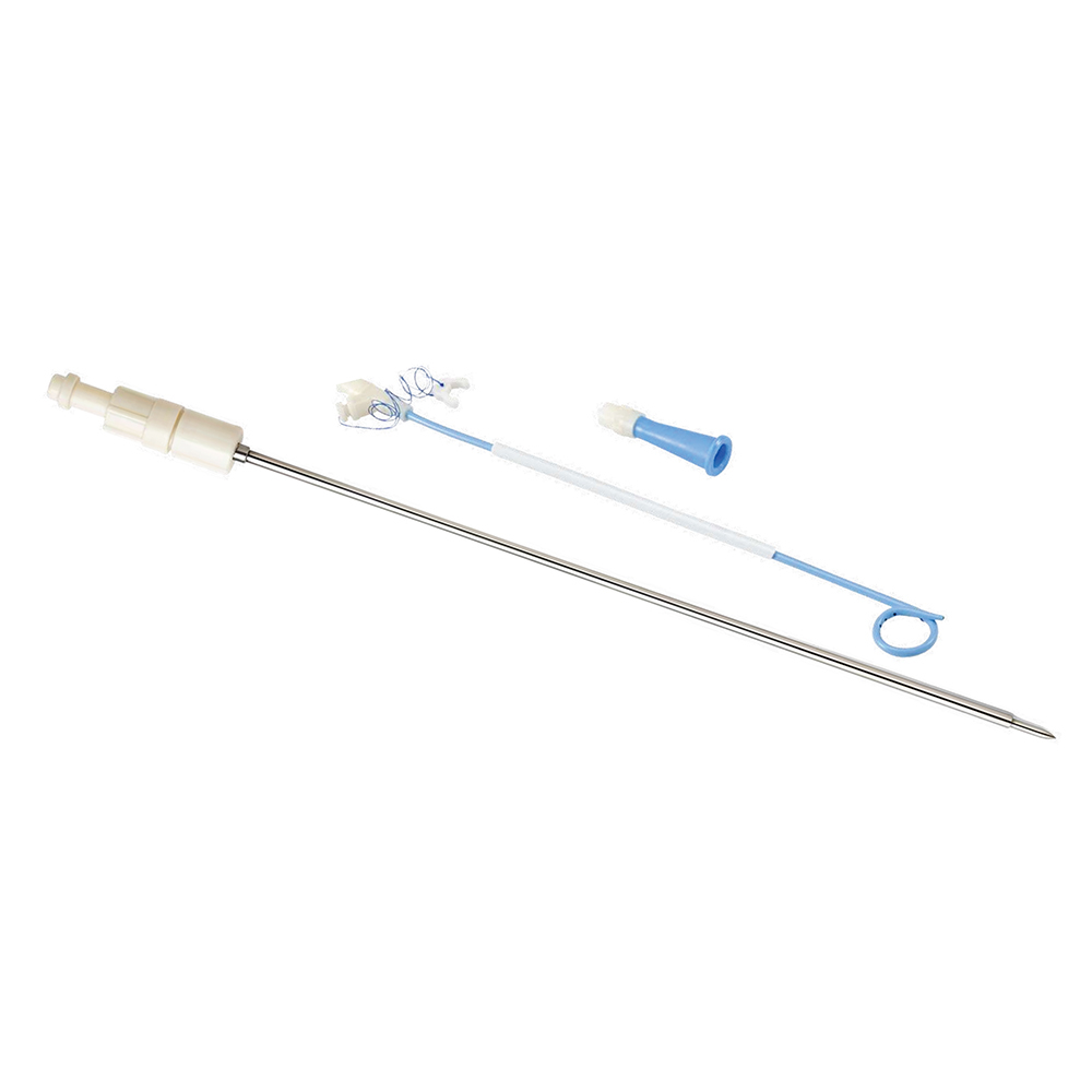 PCN Catheter With Needle And Locking Mechanism