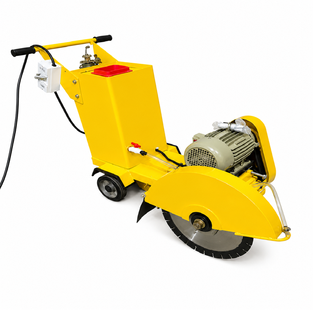 Concrete Groove Cutter 3Kw, 14 Inch - Color: Yellow