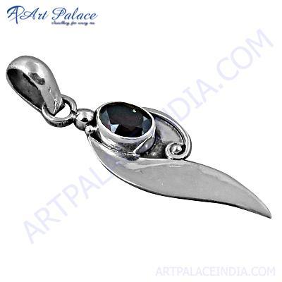 विनीत फैशन गार्नेट रत्न चांदी का लटकन