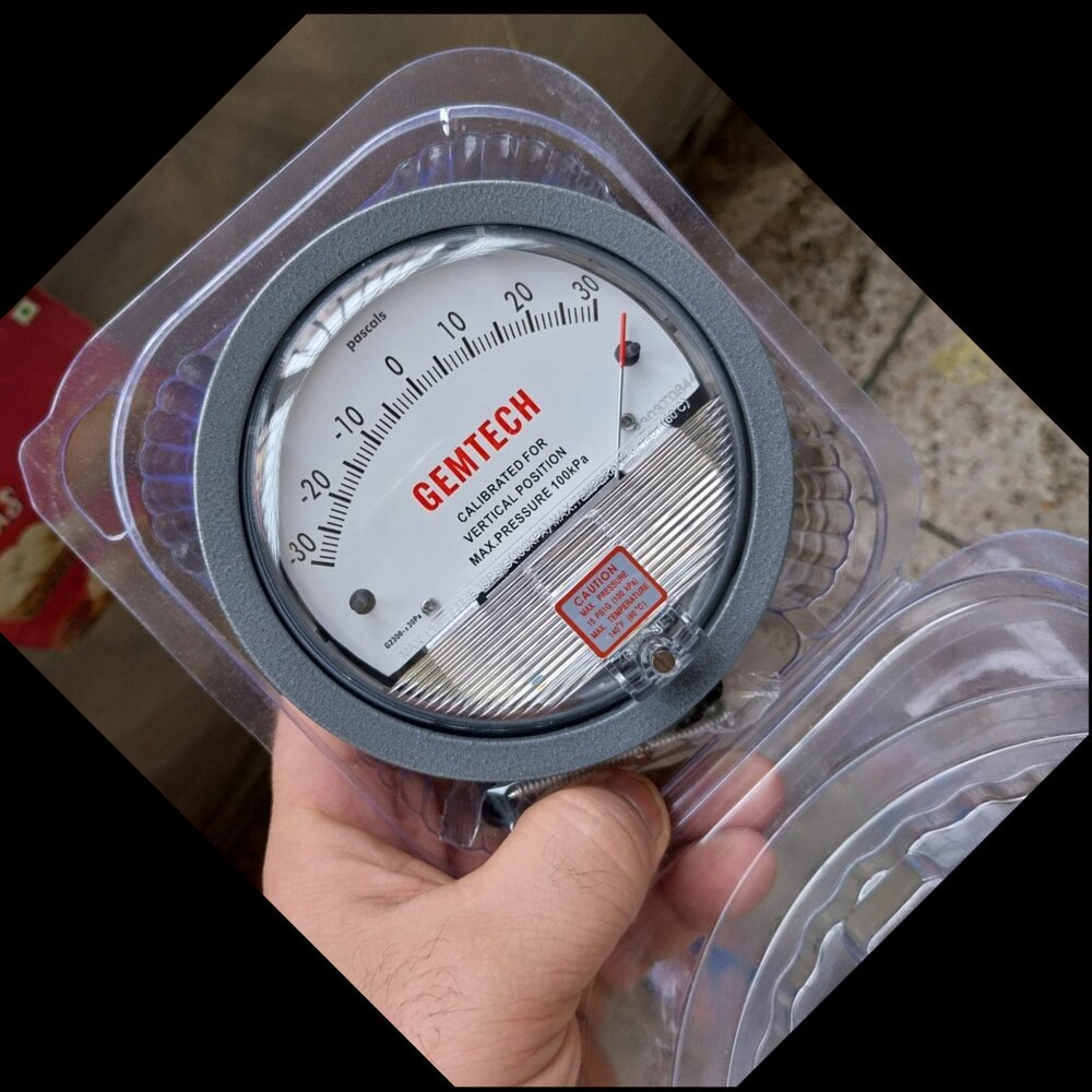 Gemtech Differential Pressure Gauge For Battery - Application: Power Plant