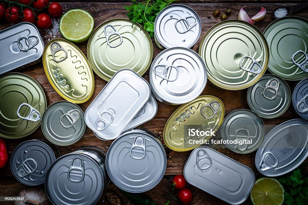 Aluminium Tin Container 1000x