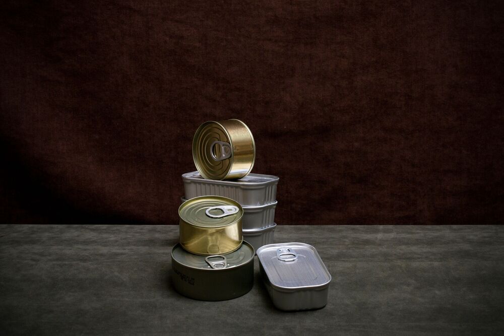 Aluminium Tin Container 1000x