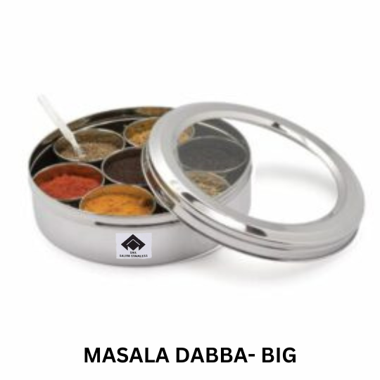 Masala Dabba / Dry Fruit Box, Ideal Gift, Spices flavour, Premium Steel, Airtight