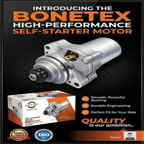 Motorcycle Self Motor - Color: Silver