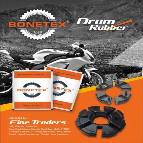 Coupling Rubber - High-grade Rubber, 90mm Diameter, Black, Shore 65-75 | Anti-vibration, Weather Resistant, Universal Fit