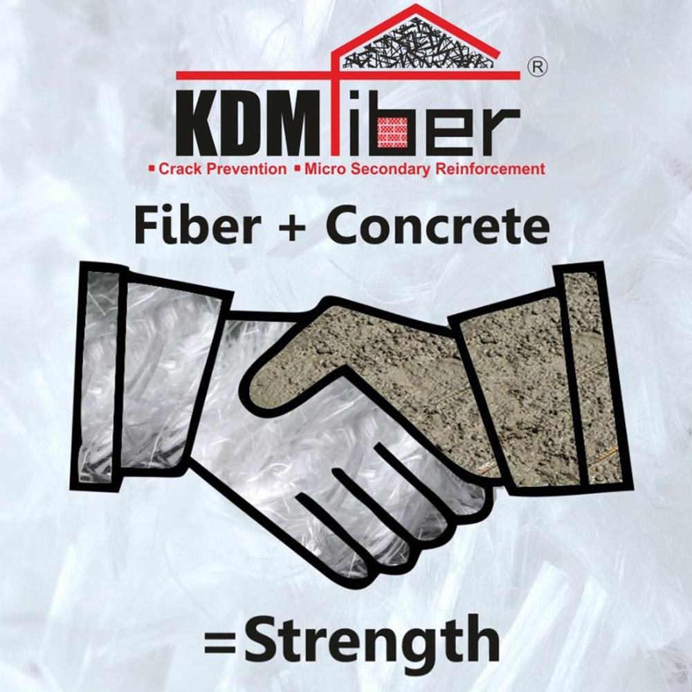 6MM , 12 MM & 24MM  KDM Glass Fiber High Strength Reinforced Fiber for Construction Repair and Waterproofing 