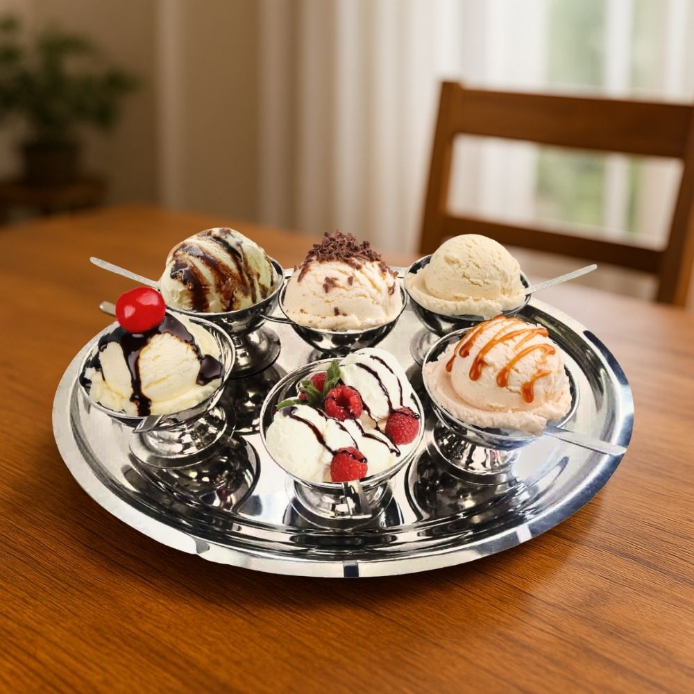 Ice Cream Set 13 Pc - Color: Ss