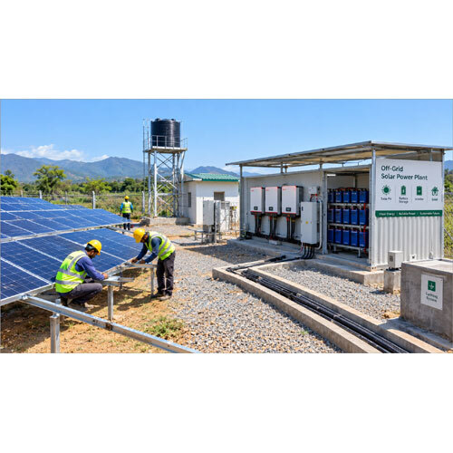 Off-Grid Solar Power Plant
