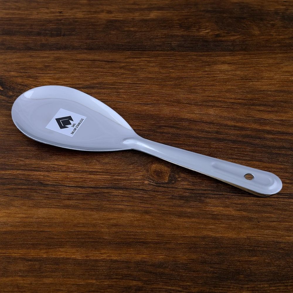 Steel Rice Spoon, Premium Food Grade Serving Spoon for Rice, Pulao & Biryani