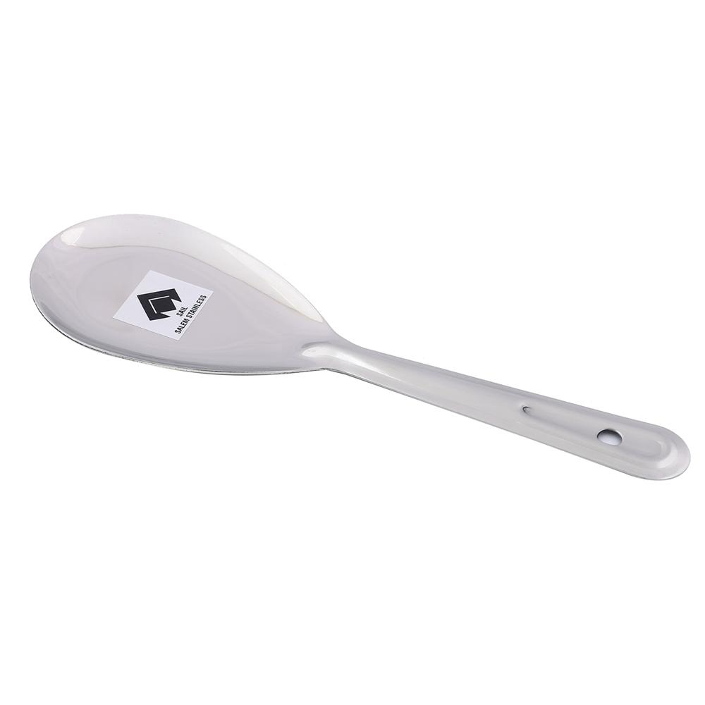 Steel Rice Spoon, Premium Food Grade Serving Spoon for Rice, Pulao & Biryani