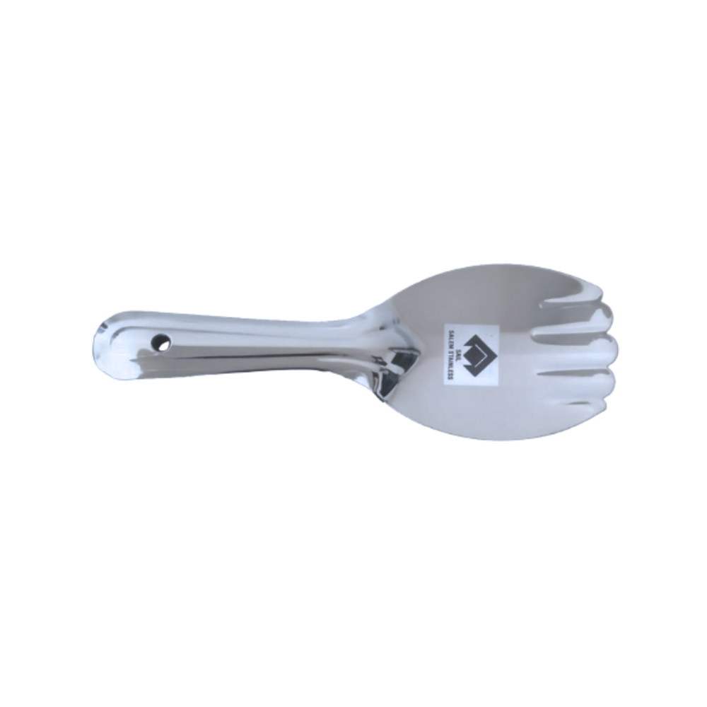 Steel Rice Spoon (Annakai) Premium Food Grade Serving Spoon for Rice, Biryani, Pulao & Daily Kitchen Use