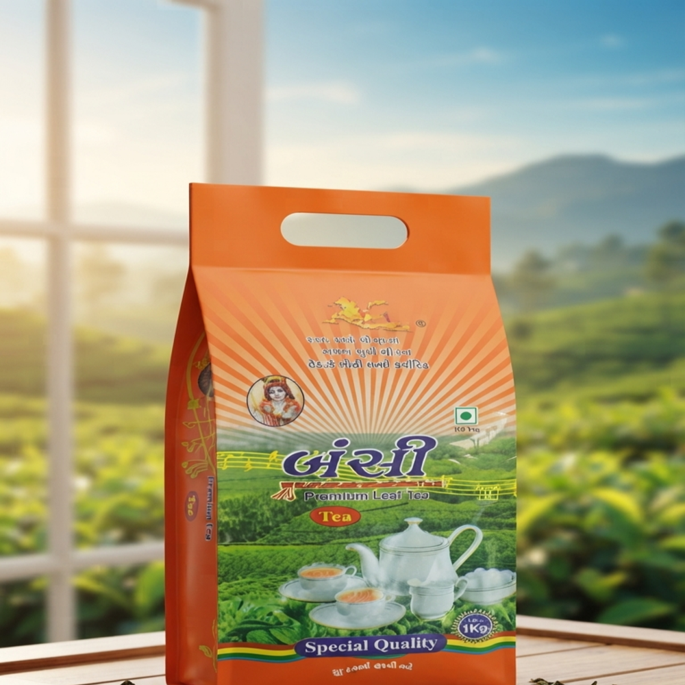 Flat bottom Tea packaging Pouch