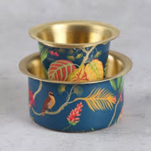 Premium Copper Tumbler Davara Combo - Color: Gold