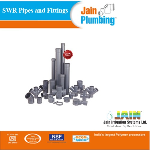 SWR Pipes & Fittings (RRJ  Rubber Ring Joint) | Durable Sewerage & Waste Water Plumbing