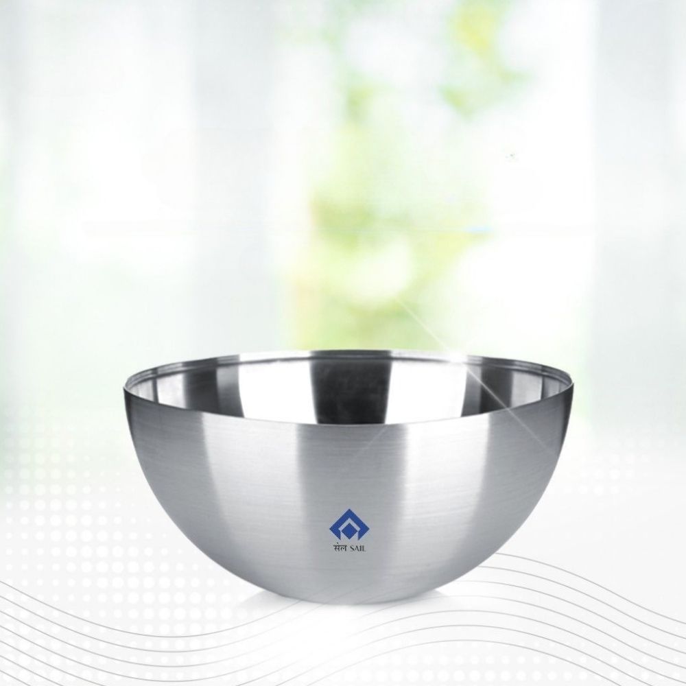 Matt Finish Odyssey Bowl/Katori Premium Stainless Steel Designer Katori, Dishwasher Safe, Rust & Crack Free Dinnerware